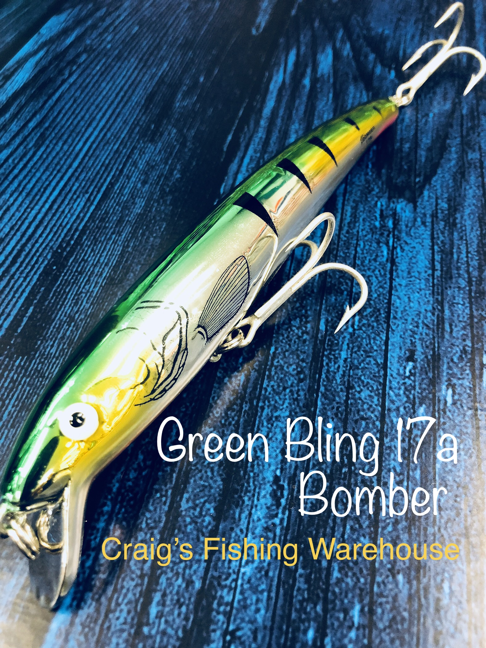17A Green Bling HD  Craigs Fishing Warehouse