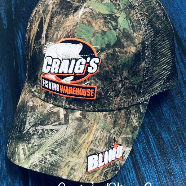 Craig’s BIGFISH Bling Camo Pro-Fish Cap | Craigs Fishing Warehouse