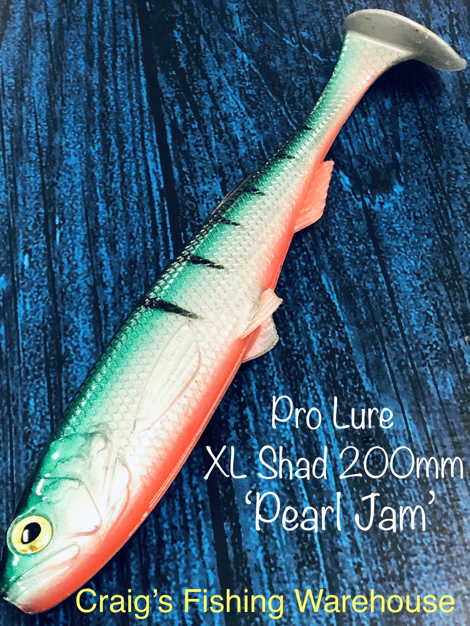 Pro Lure XL Shad 200mm 'Pearl Jam