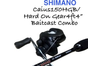Shimano Caius150HGC/ HOG Hard On Gear4FT4" 4-8kg Baitcast Combo